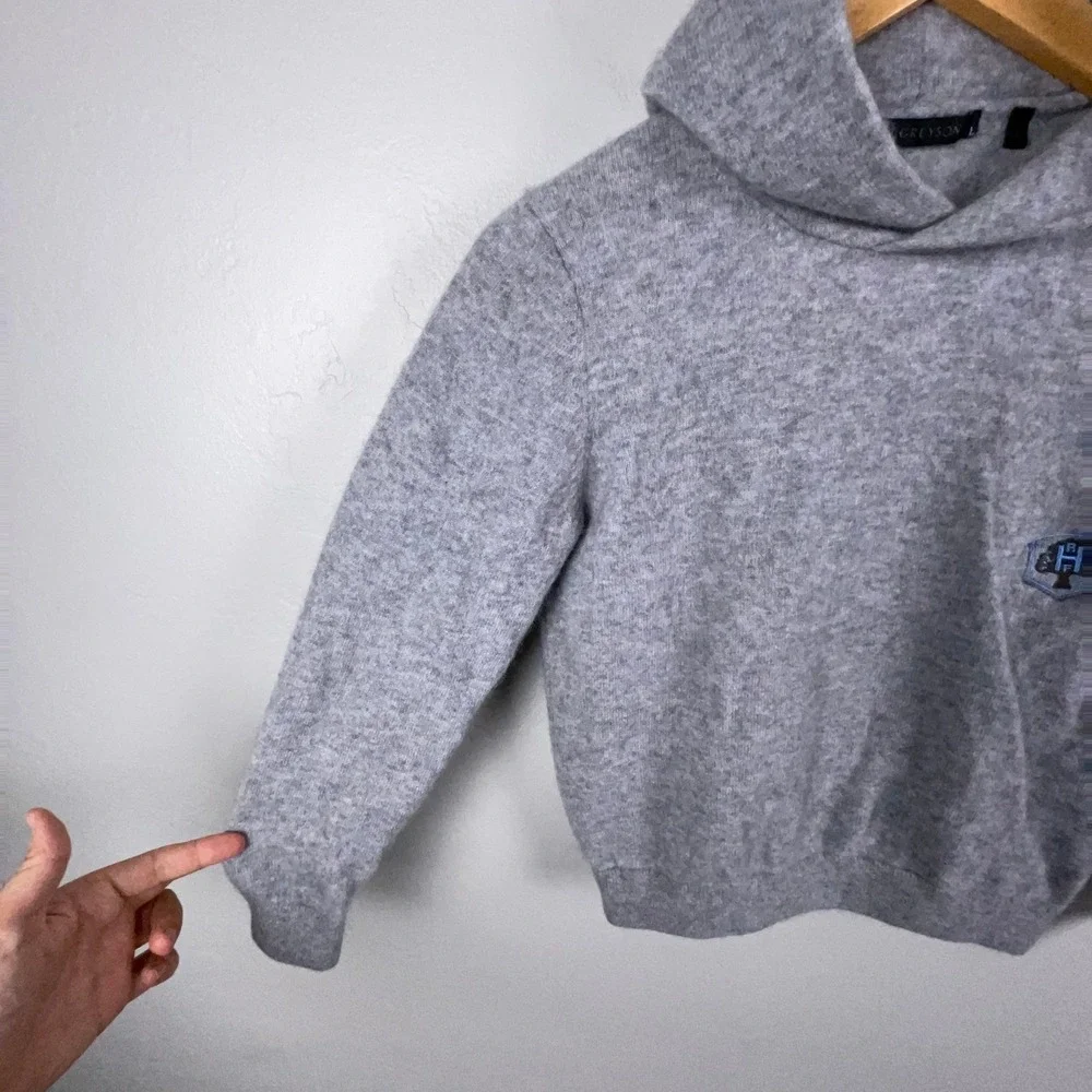 Greyson University of St Francis Hoodie Youth L Wool Cashmere Sweater Indiana